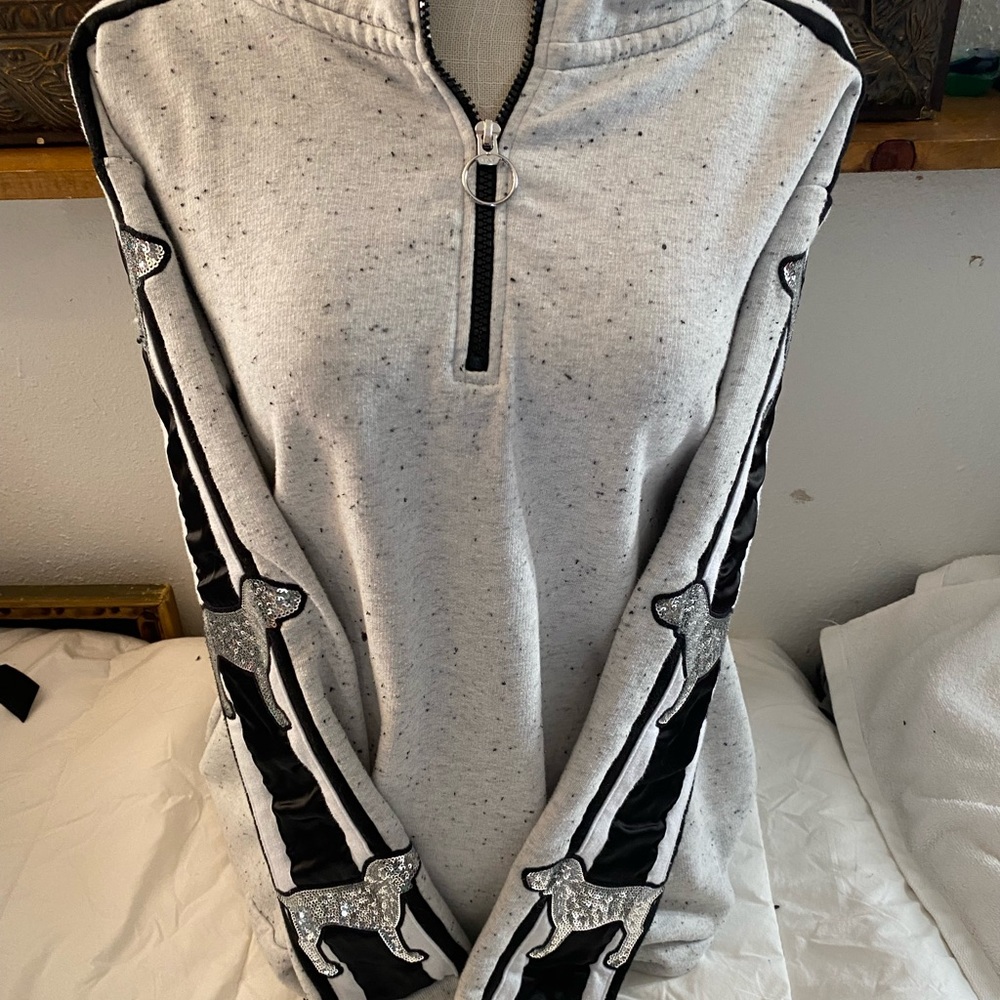 Pink RARE sweatshirt, Bling hoodie